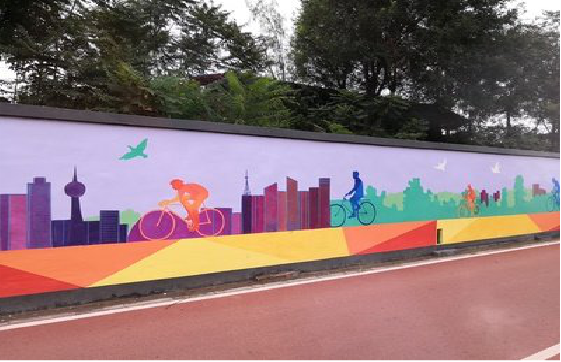 安乡墙体彩绘-围墙