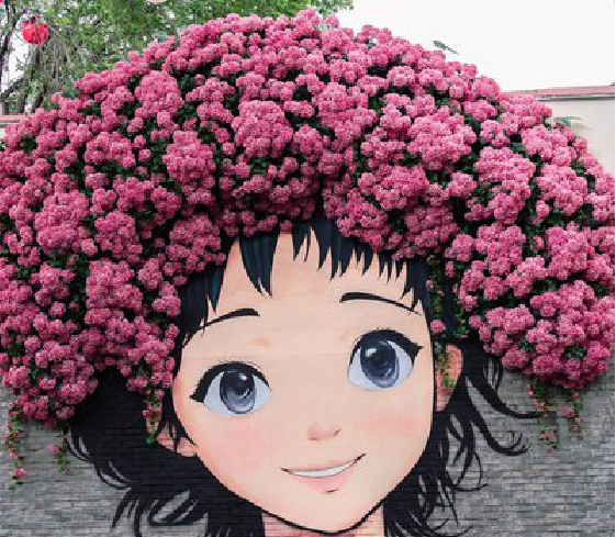 安乡墙体彩绘-网红墙打卡