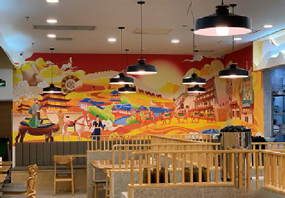 安乡商业空间彩绘介绍。