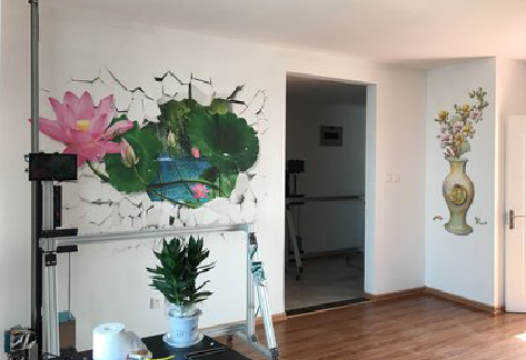 安乡墙体彩绘相比墙纸的优势。