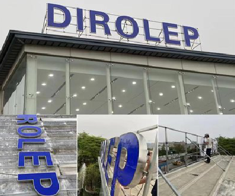 安乡楼顶发光字安装的注意事项。